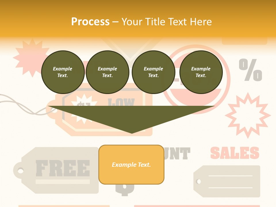 Isolated Labels Sale PowerPoint Template