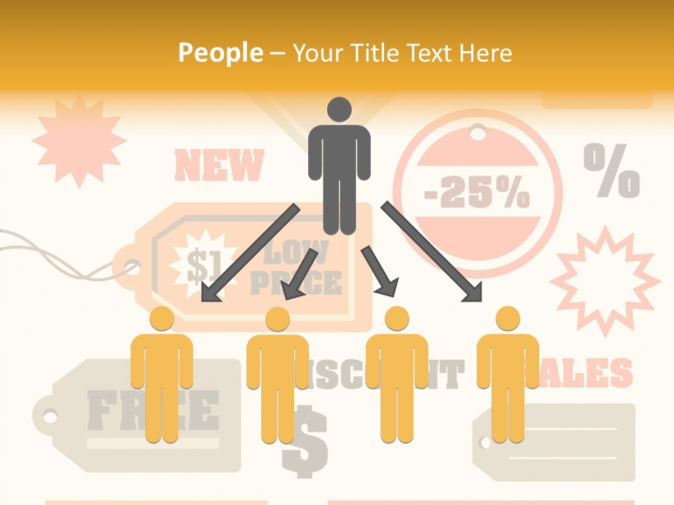 Isolated Labels Sale PowerPoint Template