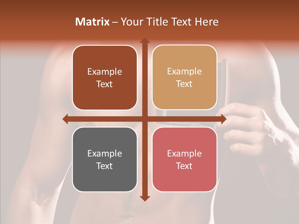 Heart Dedication Moustache PowerPoint Template