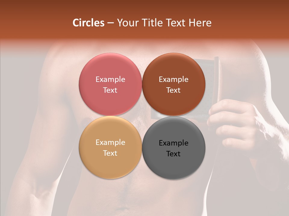 Heart Dedication Moustache PowerPoint Template