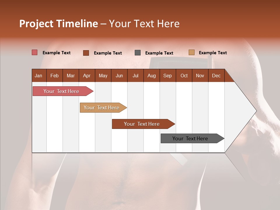 Heart Dedication Moustache PowerPoint Template