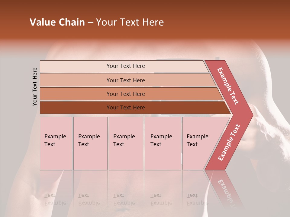 Heart Dedication Moustache PowerPoint Template