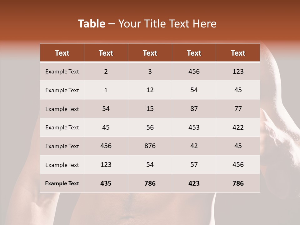 Heart Dedication Moustache PowerPoint Template