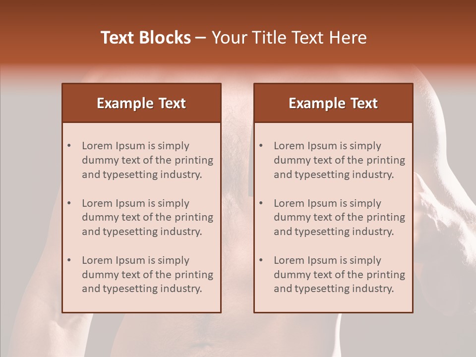 Heart Dedication Moustache PowerPoint Template