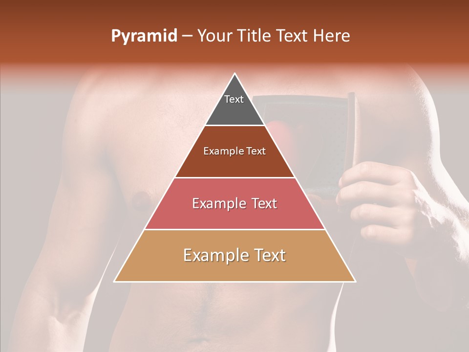 Heart Dedication Moustache PowerPoint Template