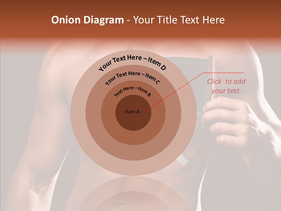 Heart Dedication Moustache PowerPoint Template