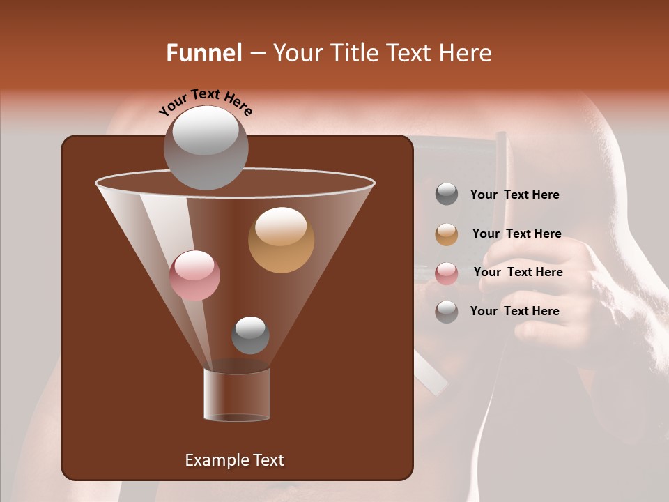 Heart Dedication Moustache PowerPoint Template