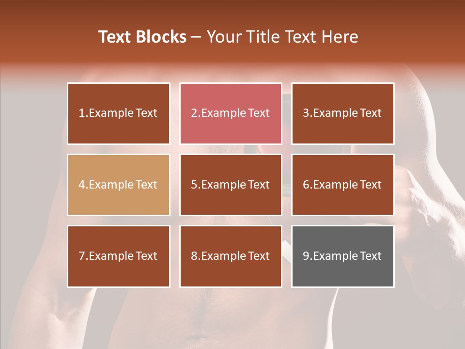 Heart Dedication Moustache PowerPoint Template