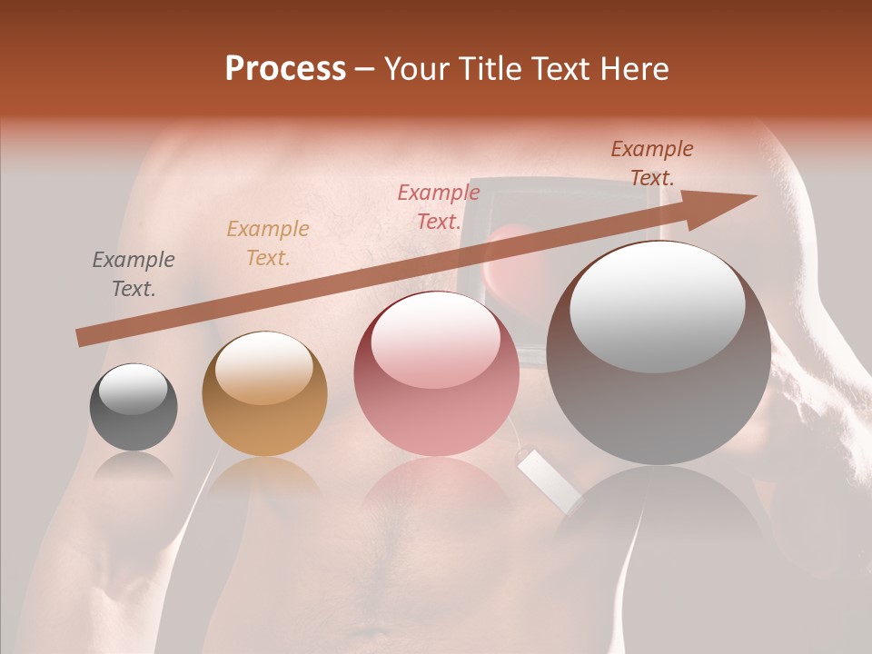 Heart Dedication Moustache PowerPoint Template