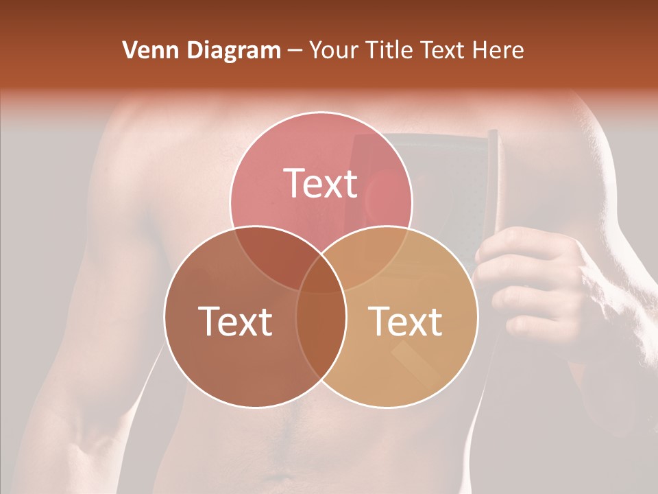 Heart Dedication Moustache PowerPoint Template