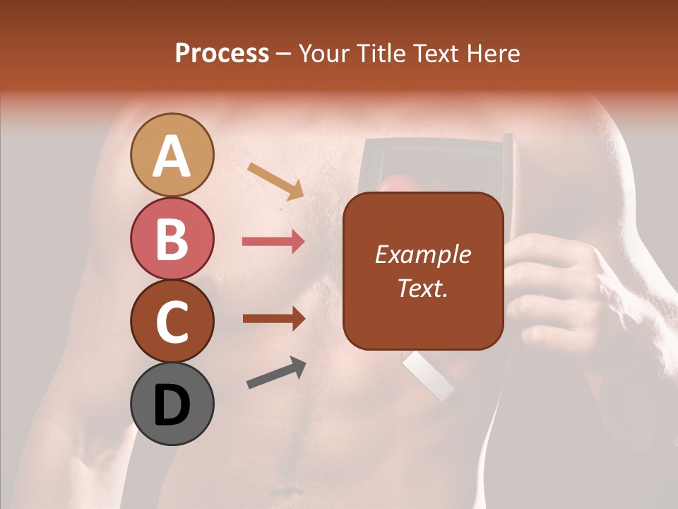 Heart Dedication Moustache PowerPoint Template