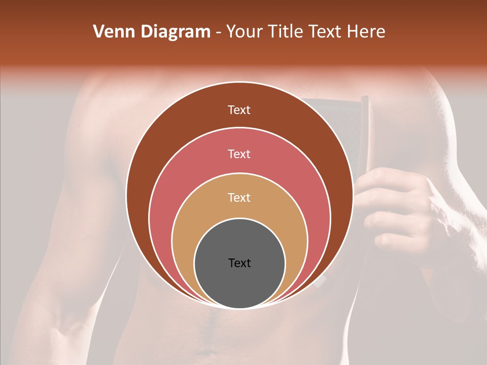 Heart Dedication Moustache PowerPoint Template