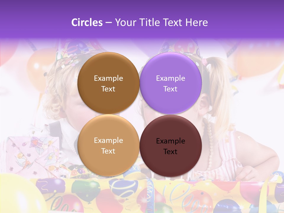 Sweet Pretty Birthday Party PowerPoint Template