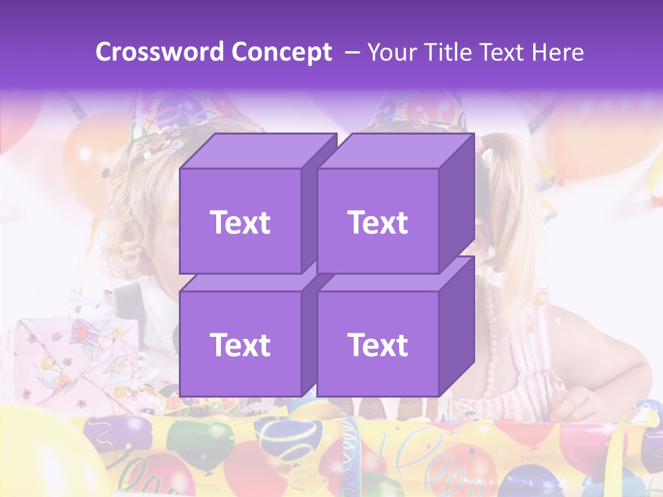 Sweet Pretty Birthday Party PowerPoint Template