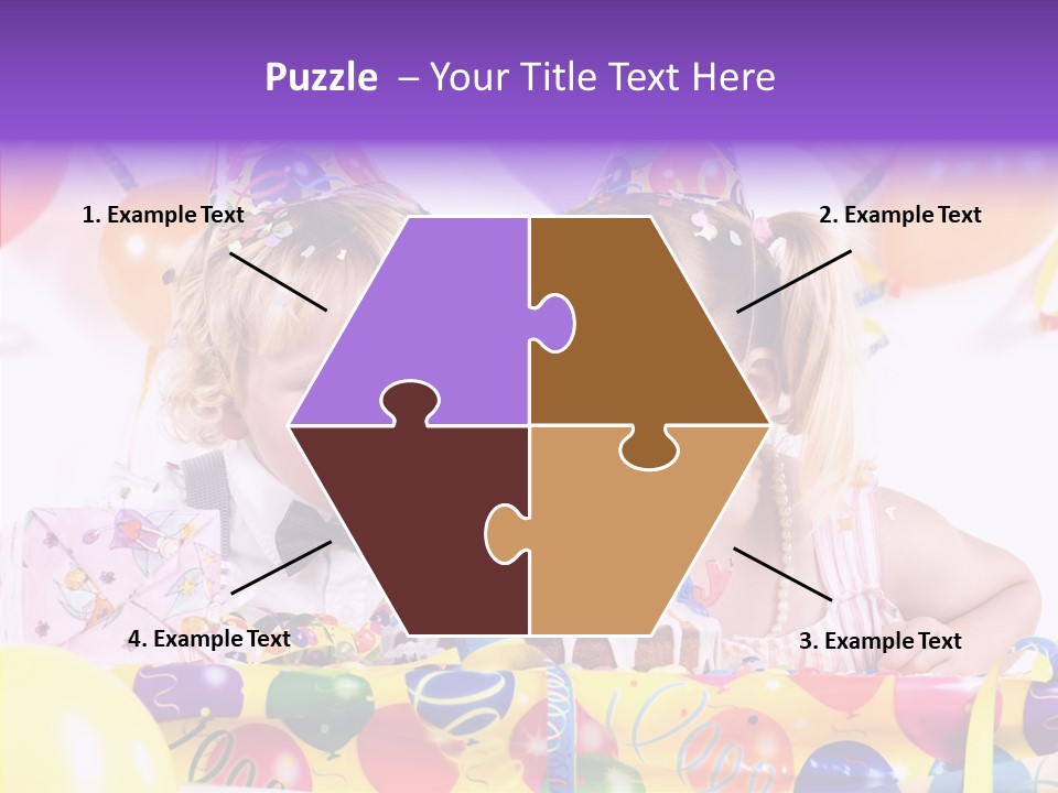 Sweet Pretty Birthday Party PowerPoint Template