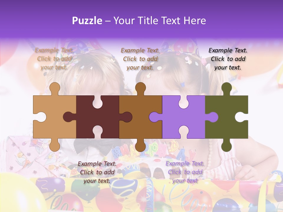 Sweet Pretty Birthday Party PowerPoint Template