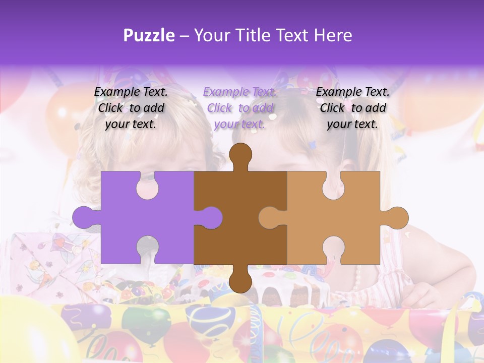 Sweet Pretty Birthday Party PowerPoint Template