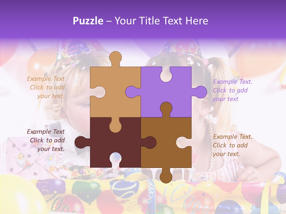 Sweet Pretty Birthday Party PowerPoint Template