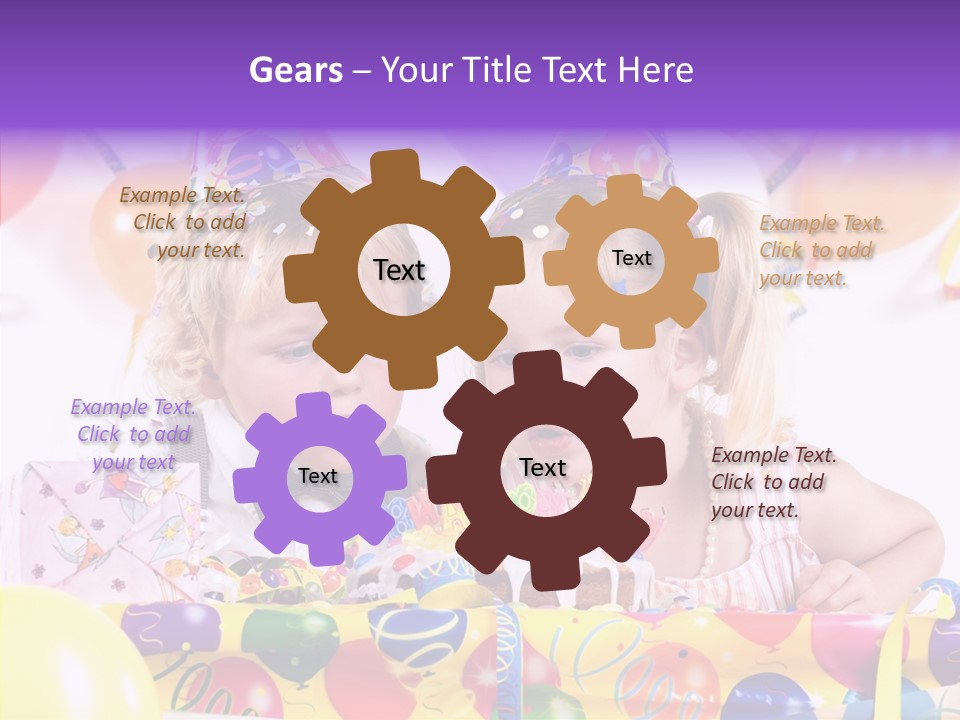 Sweet Pretty Birthday Party PowerPoint Template