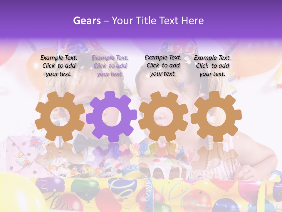 Sweet Pretty Birthday Party PowerPoint Template