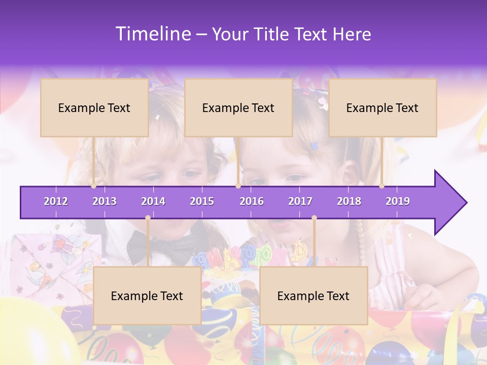 Sweet Pretty Birthday Party PowerPoint Template