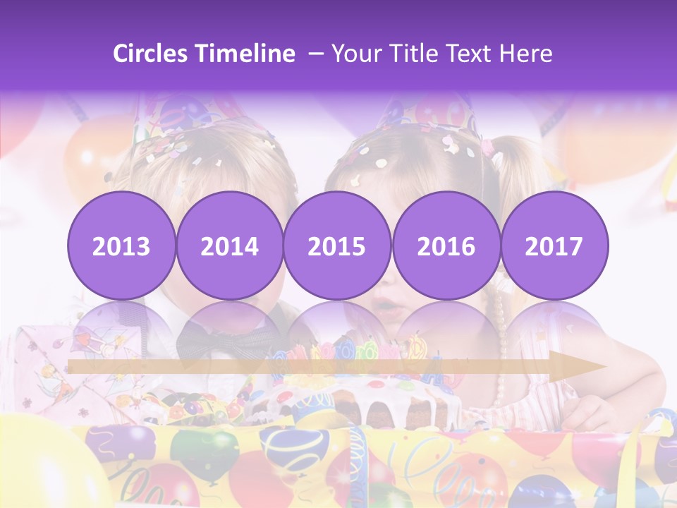 Sweet Pretty Birthday Party PowerPoint Template