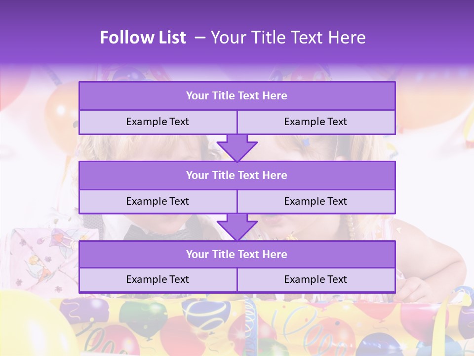 Sweet Pretty Birthday Party PowerPoint Template