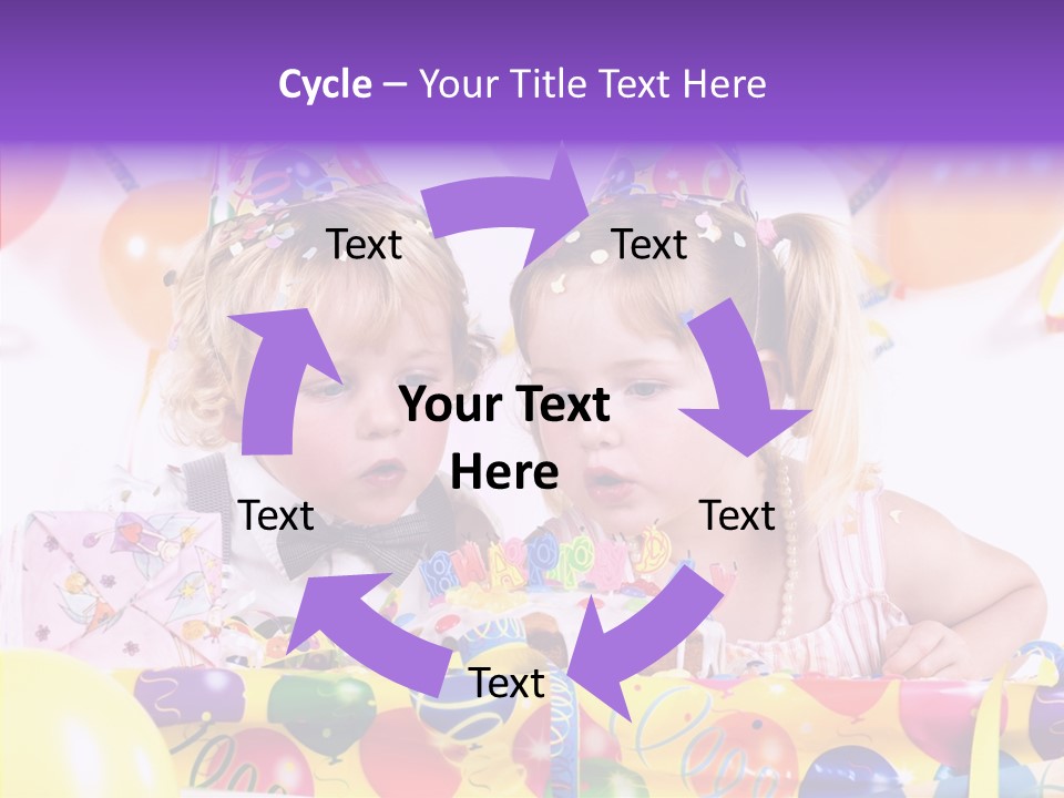 Sweet Pretty Birthday Party PowerPoint Template