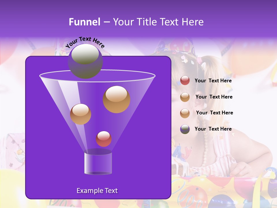 Sweet Pretty Birthday Party PowerPoint Template