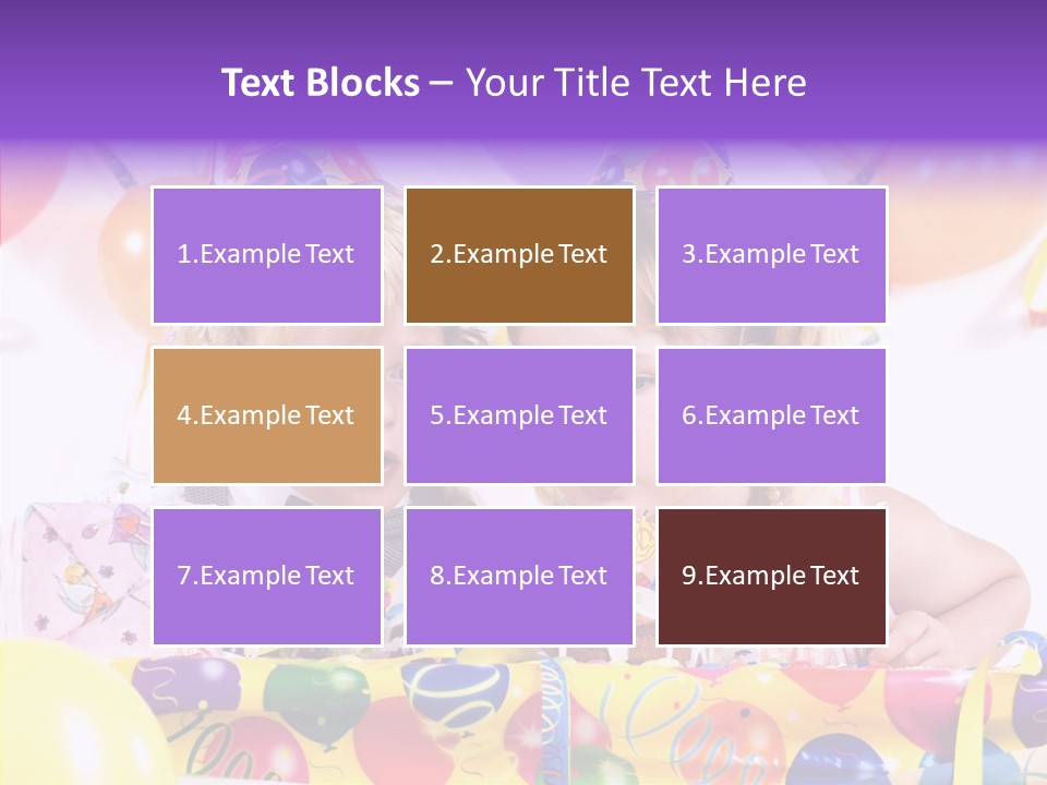 Sweet Pretty Birthday Party PowerPoint Template