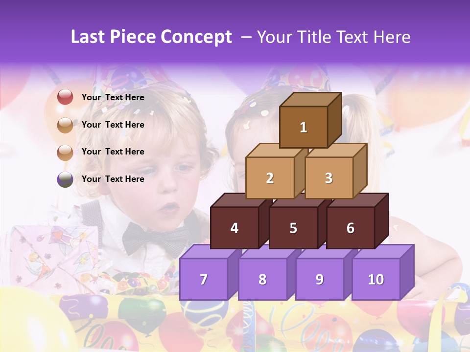 Sweet Pretty Birthday Party PowerPoint Template