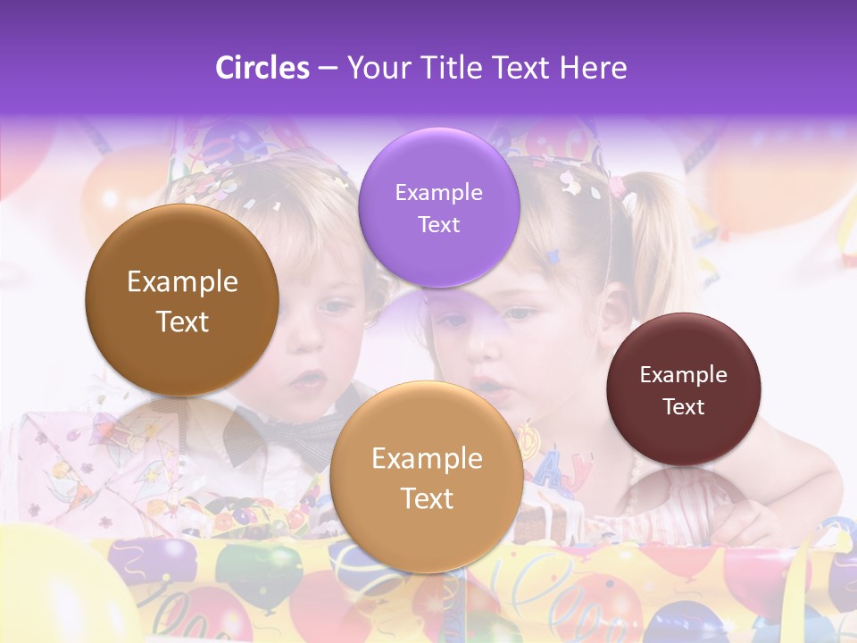 Sweet Pretty Birthday Party PowerPoint Template