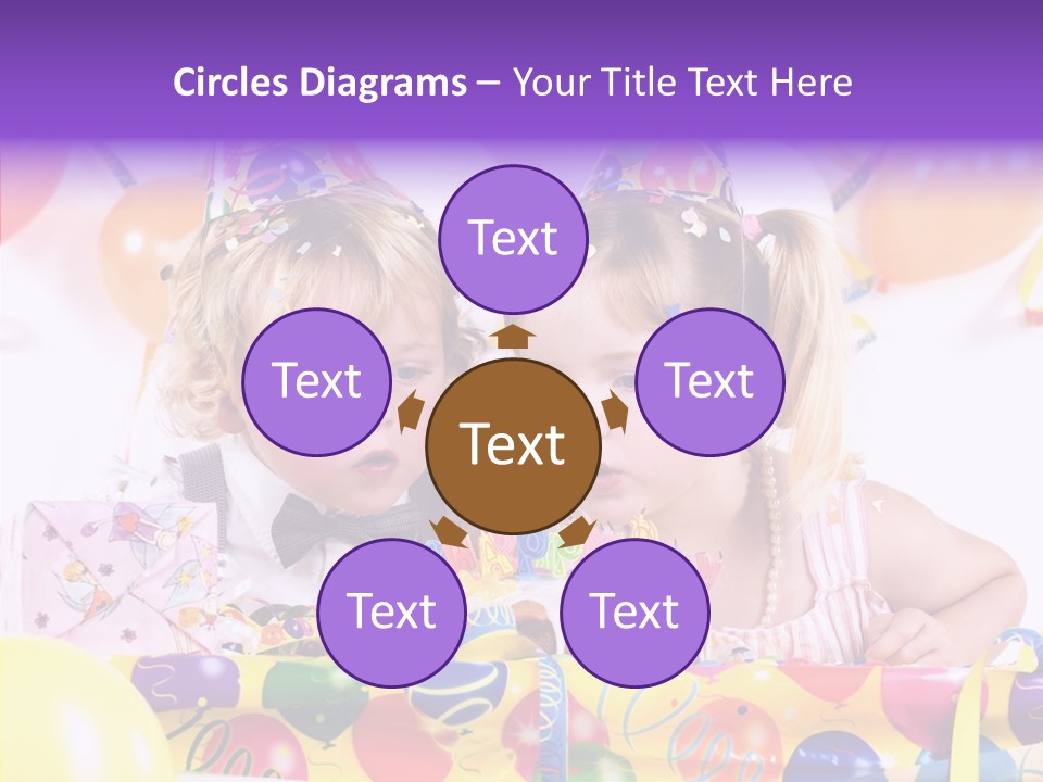 Sweet Pretty Birthday Party PowerPoint Template