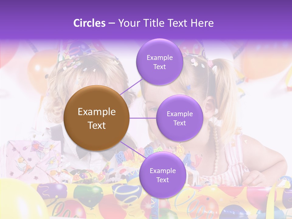 Sweet Pretty Birthday Party PowerPoint Template