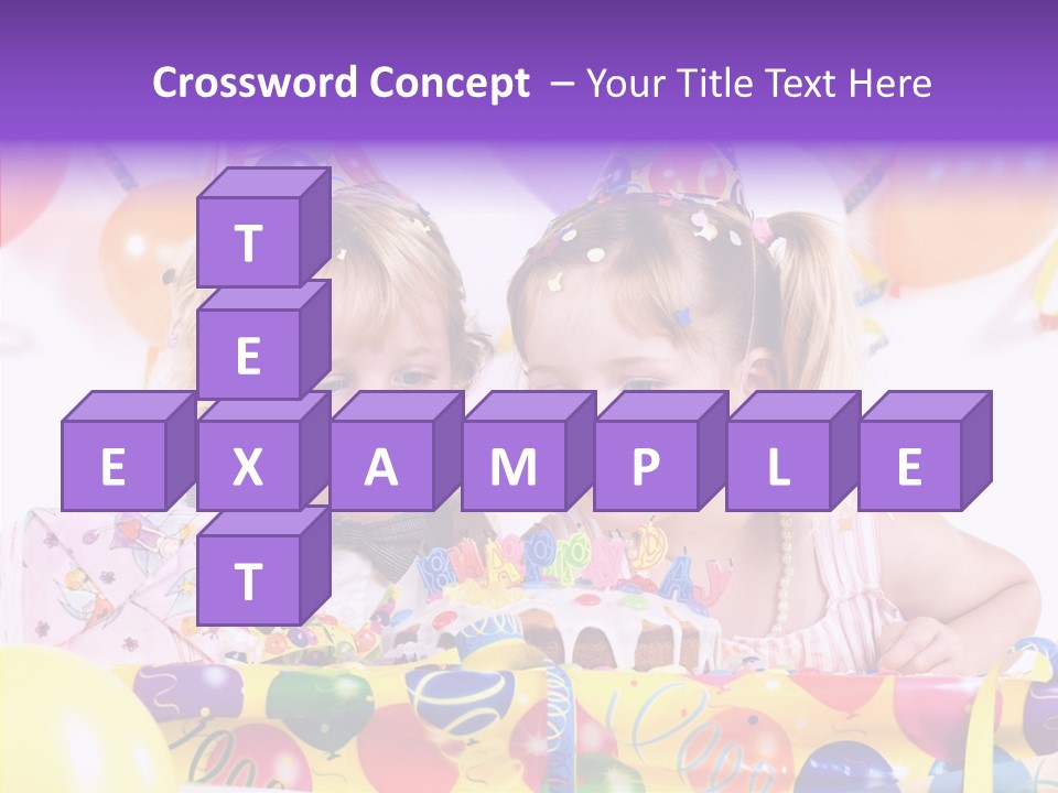 Sweet Pretty Birthday Party PowerPoint Template