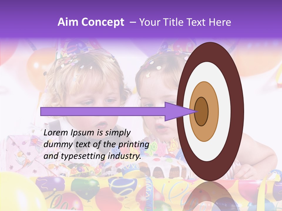 Sweet Pretty Birthday Party PowerPoint Template