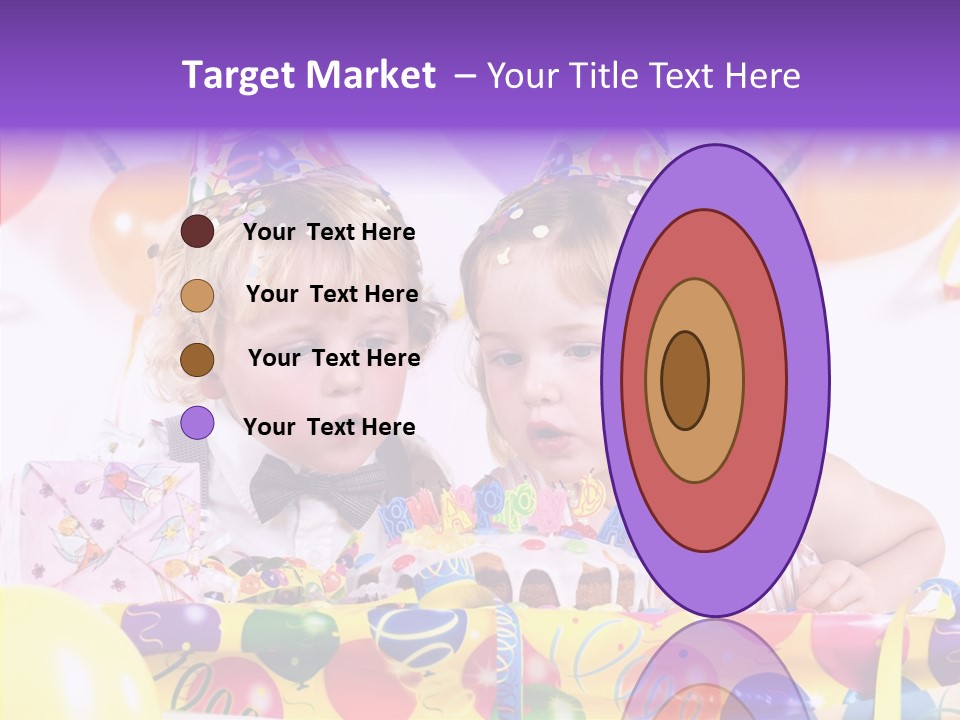 Sweet Pretty Birthday Party PowerPoint Template