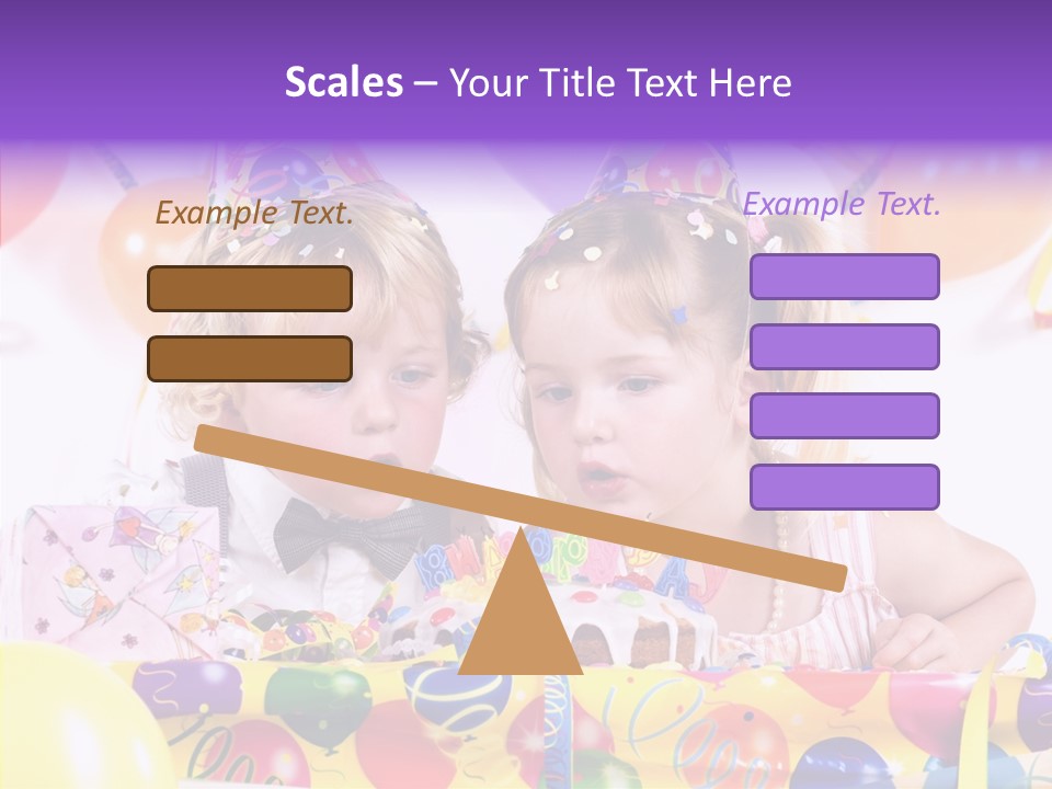 Sweet Pretty Birthday Party PowerPoint Template