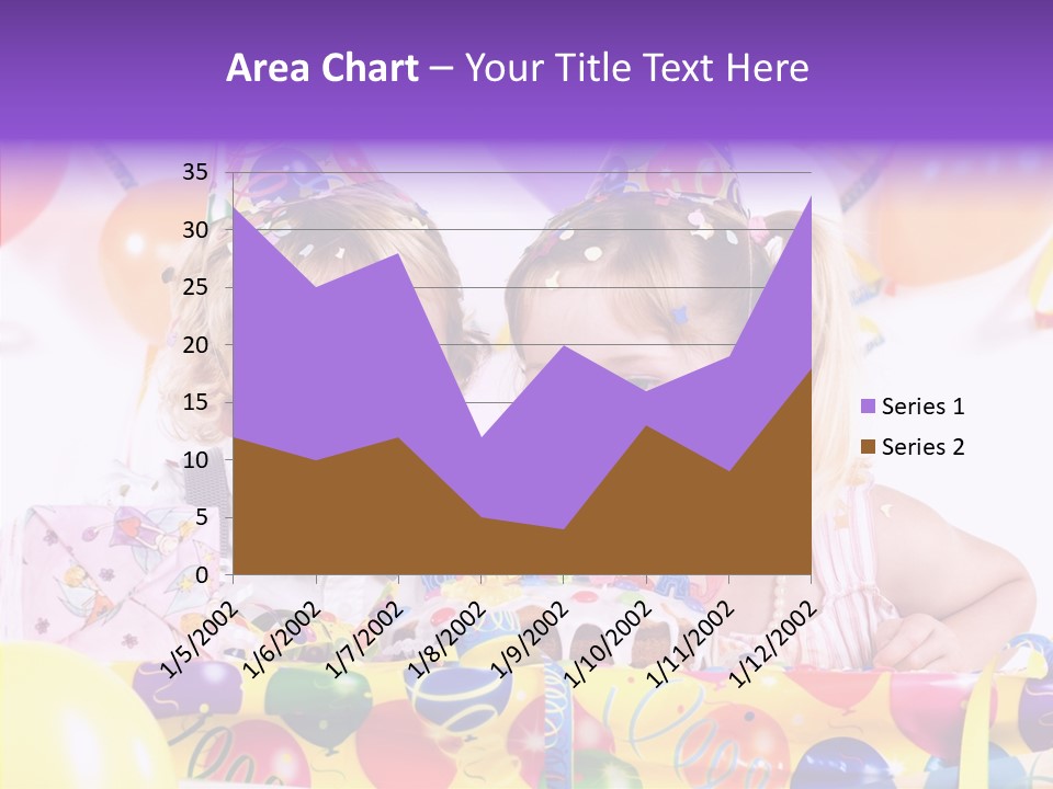 Sweet Pretty Birthday Party PowerPoint Template