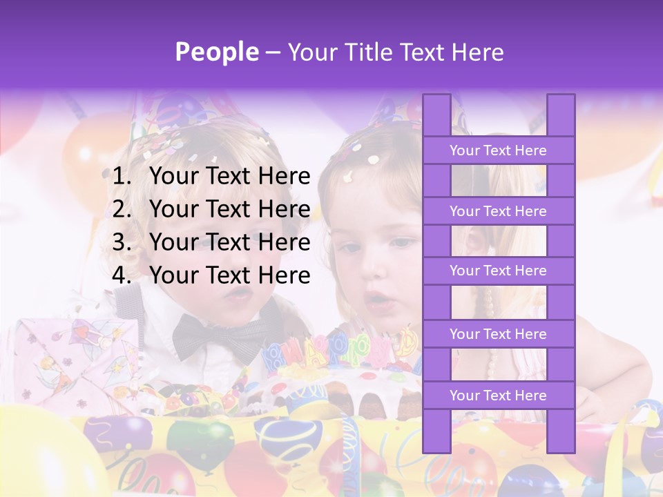 Sweet Pretty Birthday Party PowerPoint Template