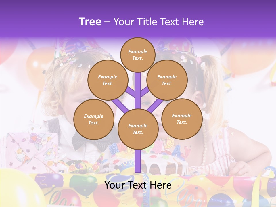 Sweet Pretty Birthday Party PowerPoint Template