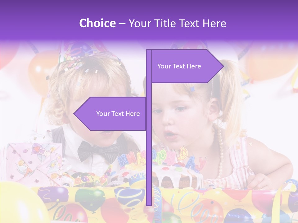 Sweet Pretty Birthday Party PowerPoint Template