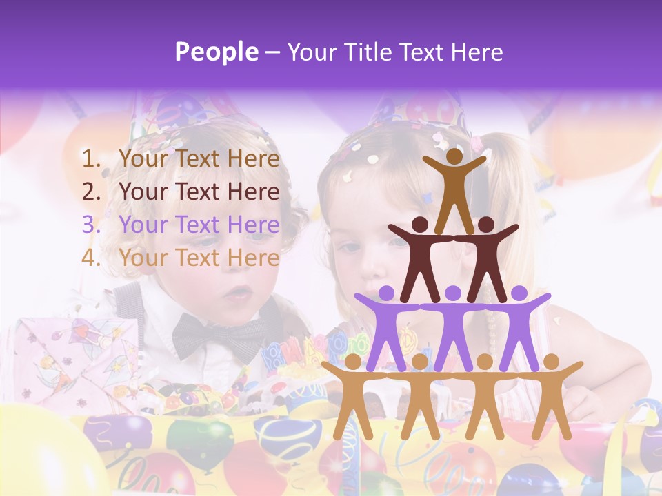 Sweet Pretty Birthday Party PowerPoint Template