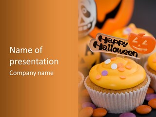 Treat Fairy Cake Home Baking PowerPoint Template