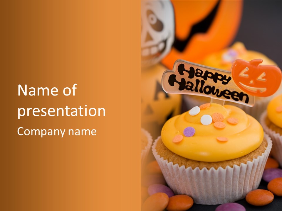 Treat Fairy Cake Home Baking PowerPoint Template