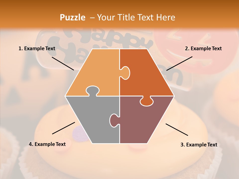 Treat Fairy Cake Home Baking PowerPoint Template