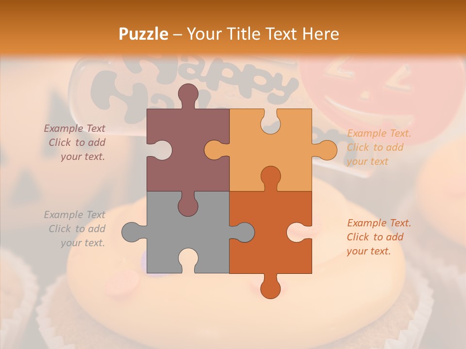 Treat Fairy Cake Home Baking PowerPoint Template