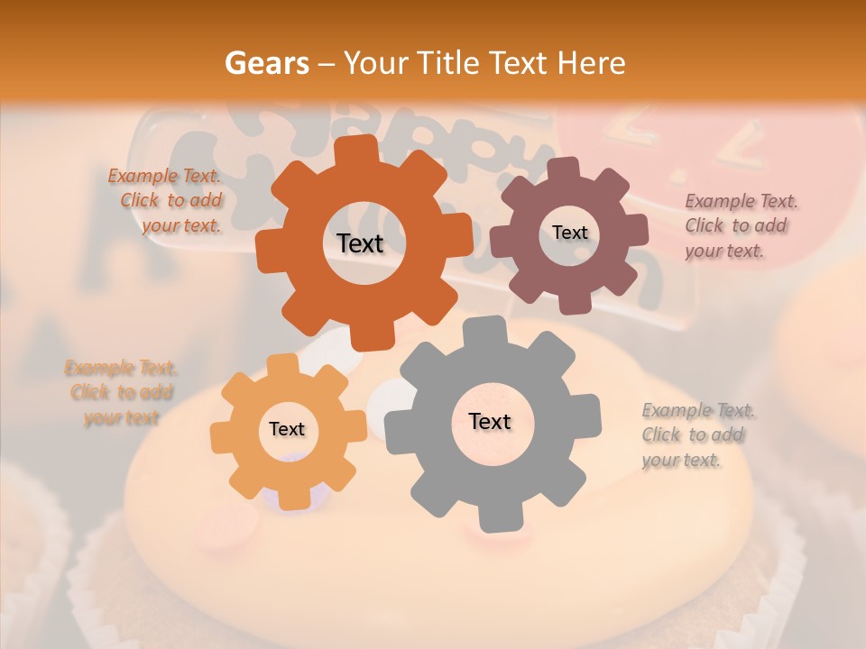 Treat Fairy Cake Home Baking PowerPoint Template