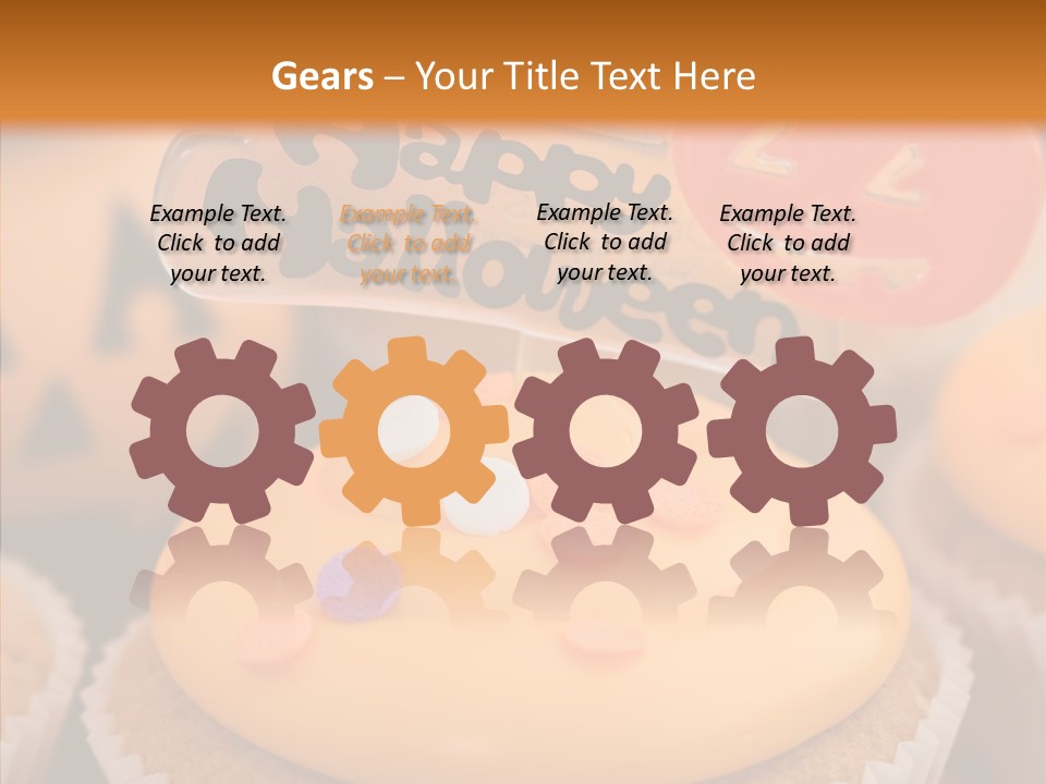 Treat Fairy Cake Home Baking PowerPoint Template