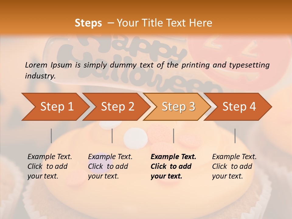 Treat Fairy Cake Home Baking PowerPoint Template